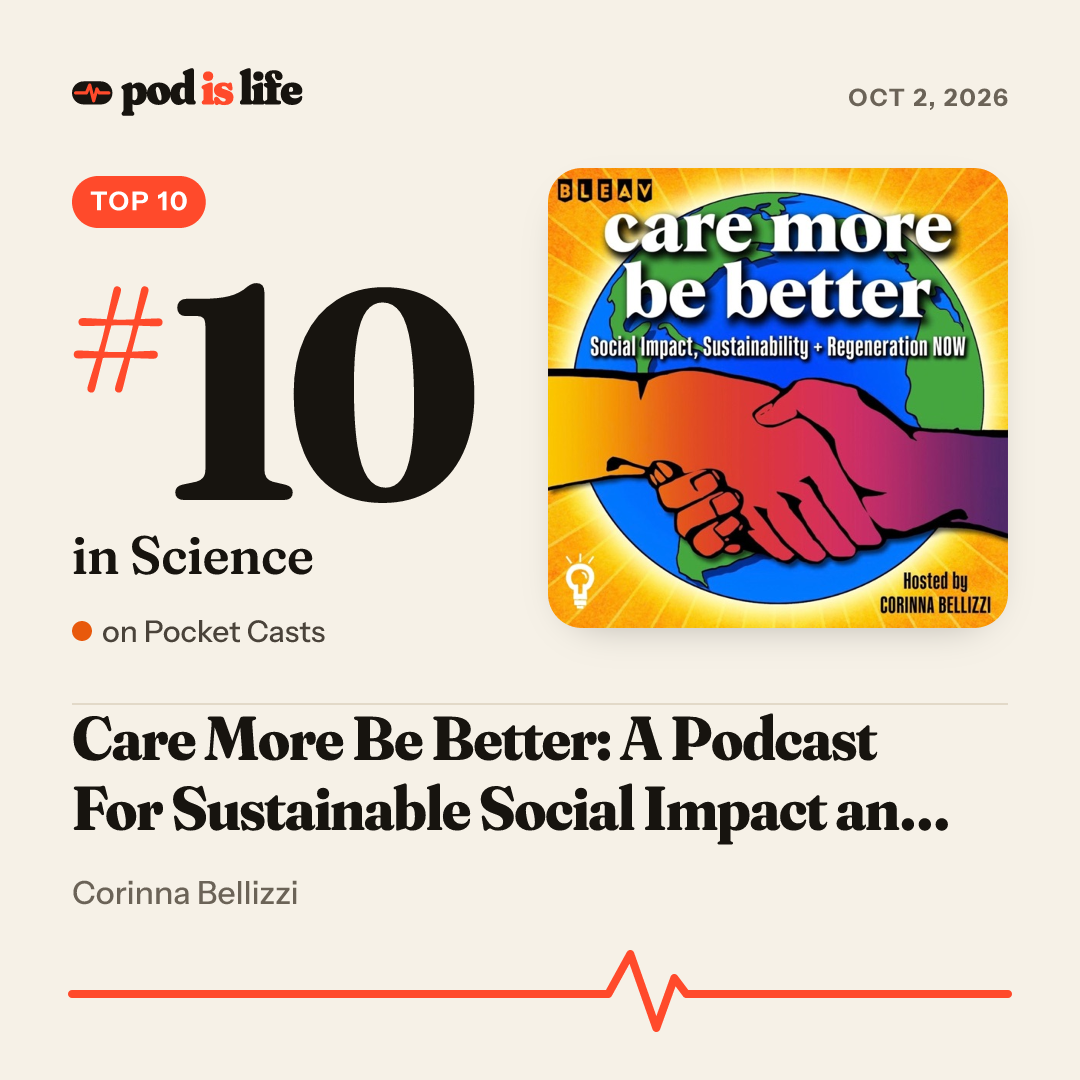 Share card: #9 in Science on Pocket Casts