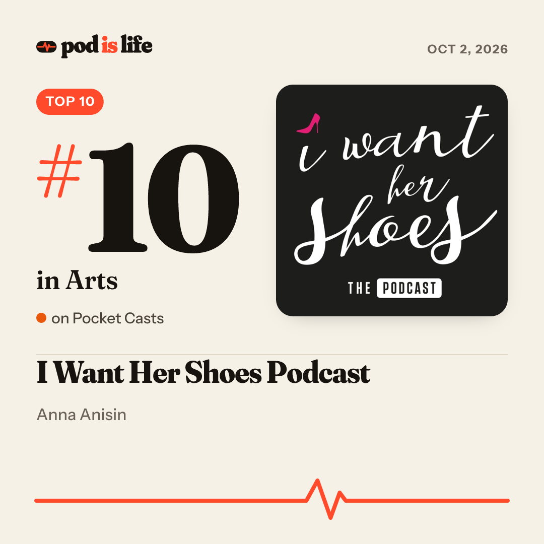 Share card: #11 in Arts on Pocket Casts